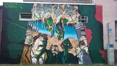 Graffiti Wall in Oldenburg - Photo by Spotted - Asek, Sure (2010)