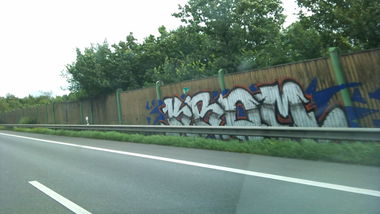 Graffiti Bombing in Oldenburg - Photo by Spotted - Krom (2011)