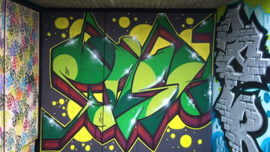 Graffiti Wall in Oldenburg - Photo by Spotted - Ponsh (2012)