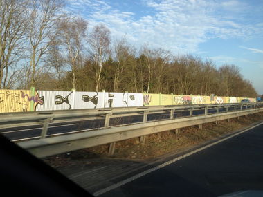 Graffiti Bombing in Oldenburg - Photo by Spotted - Echo (2012)