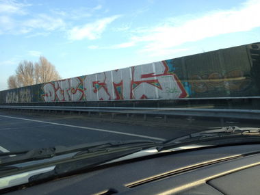 Graffiti Bombing - Photo by Spotted - Ditc, Ems (2012)