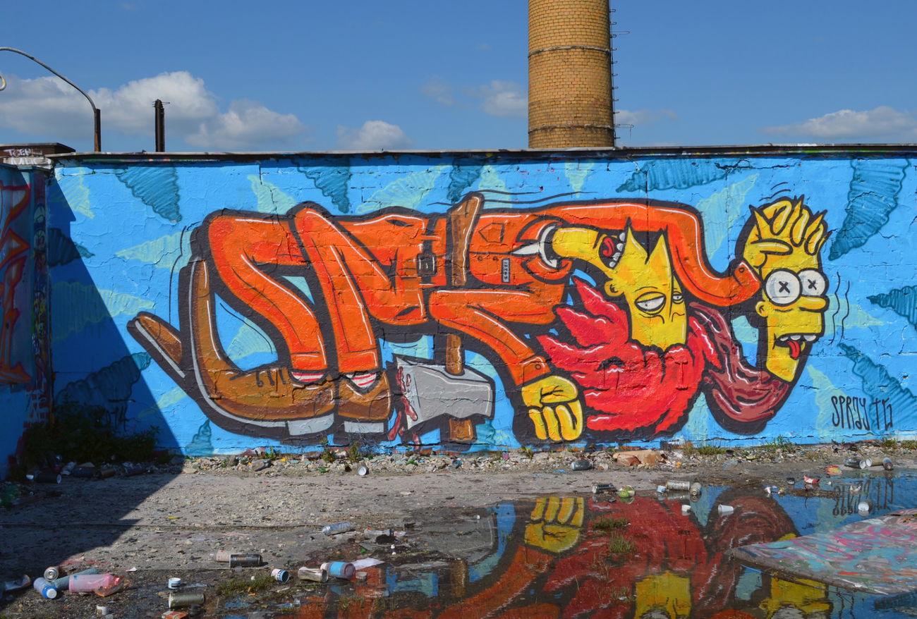 Graffiti Wall in BERLIN - Photo by Spray (2014)