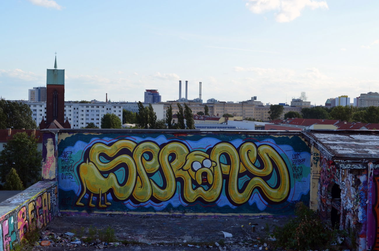 Graffiti Wall in BERLIN - Photo by Spray (2014)
