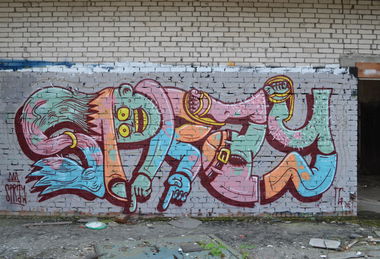 Graffiti Wall in BERLIN - Photo by Spray - spray, tg, berlin (2015)