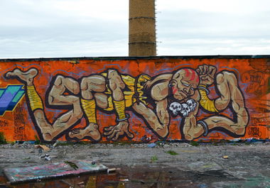 Graffiti Wall in BERLIN - Photo by Spray - spray, dhalsim, tg (2014)