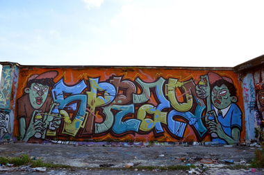 Graffiti Wall in BERLIN - Photo by Spray - Spray, Berlin, TG (2014)