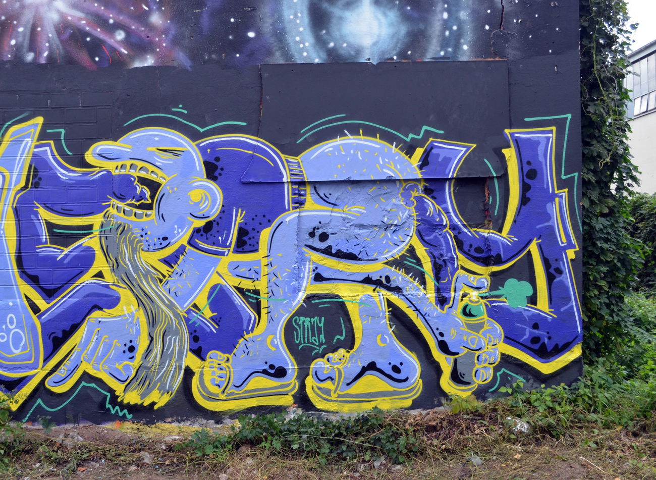 Graffiti Wall in Magdeburg - Photo by Spray (2015)