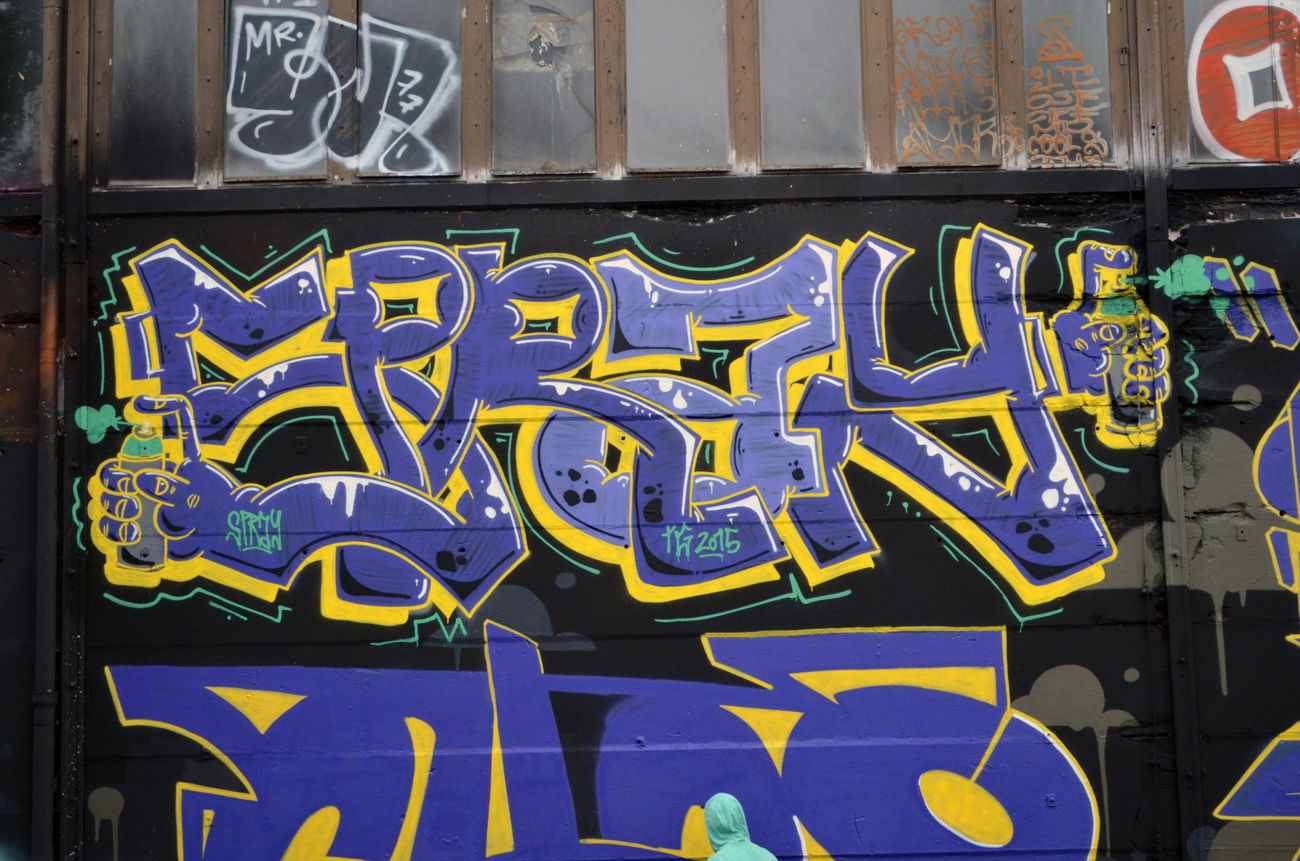 Graffiti Wall in Magdeburg - Photo by Spray (2015)