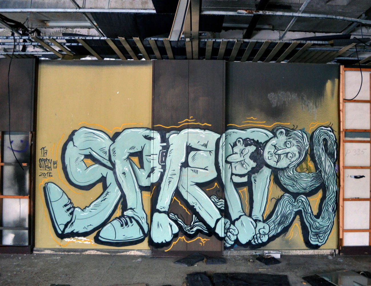 Graffiti Wall - Photo by Spray - spray, tg, berlin (2015)