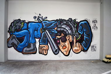 Graffiti Wall in Berlin Sonnenallee - Photo by Spray - Spray, TG (2013)