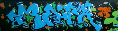 Graffiti Wall in Hamburg - Photo by Sprayomat - matr, hng (2013)