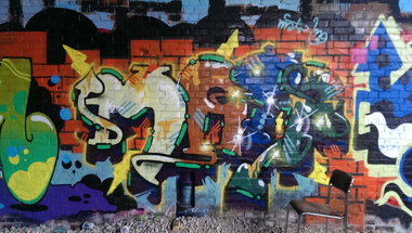 Graffiti Wall - Photo by Sprayomat - matr, hng (2014)