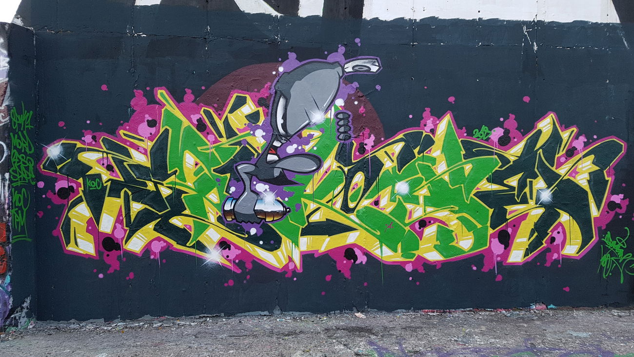 Graffiti Wall - Photo by SpukOne