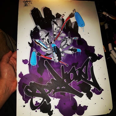 Graffiti Sketch - Photo by SpukOne