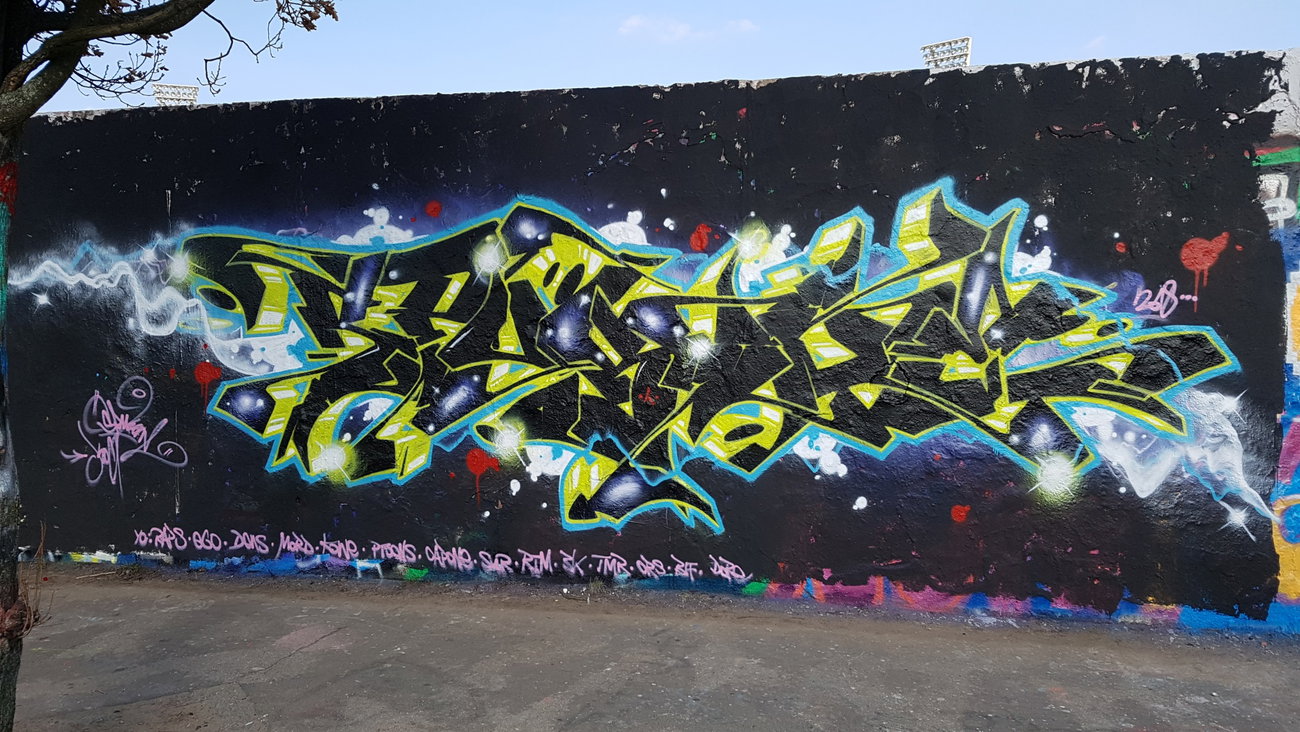 Graffiti Wall - Photo by SpukOne