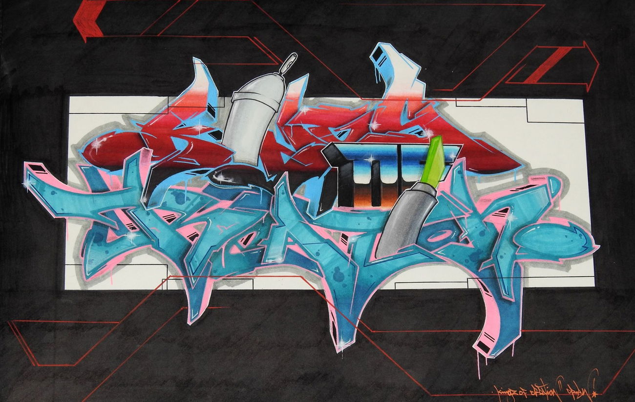 Graffiti Sketch - Photo by SpukOne