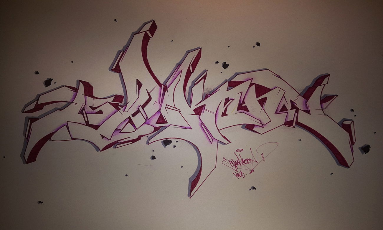Graffiti Sketch - Photo by SpukOne