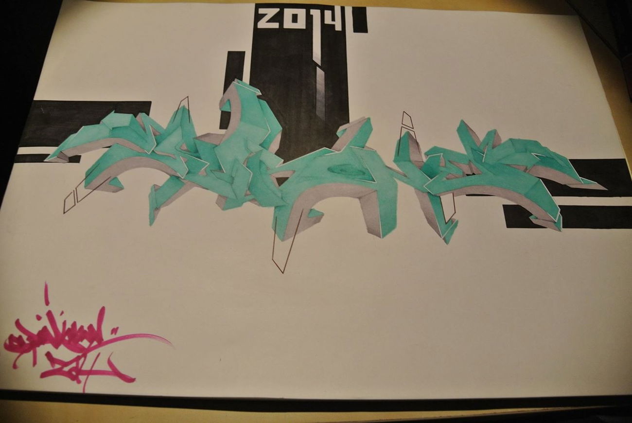 Graffiti Sketch - Photo by SpukOne