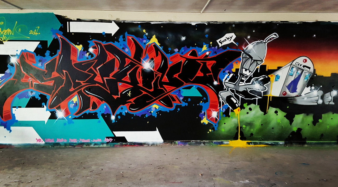 Graffiti Wall - Photo by SpukOne