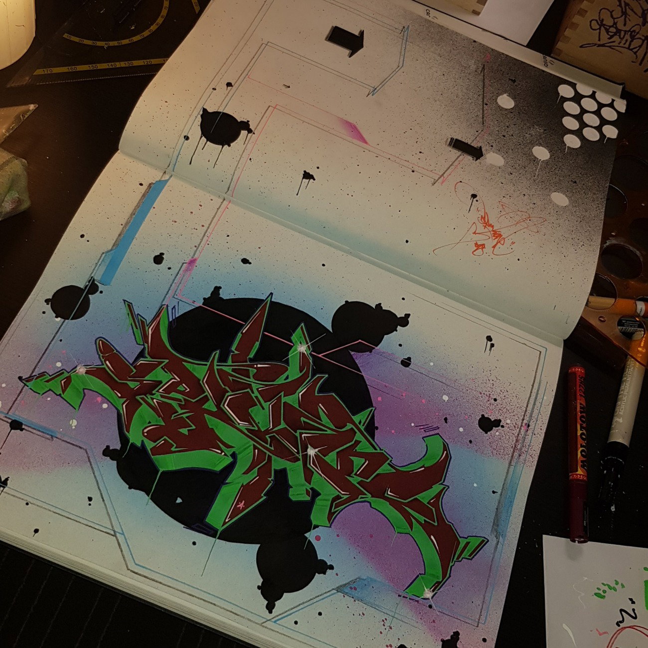 Graffiti Wall - Photo by SpukOne