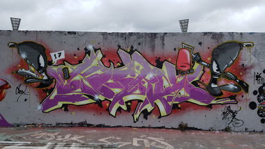 Graffiti Wall - Photo by SpukOne