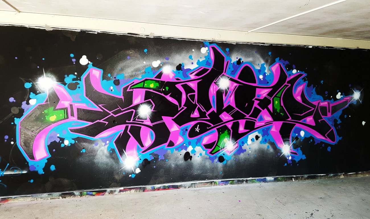 Graffiti Wall - Photo by SpukOne