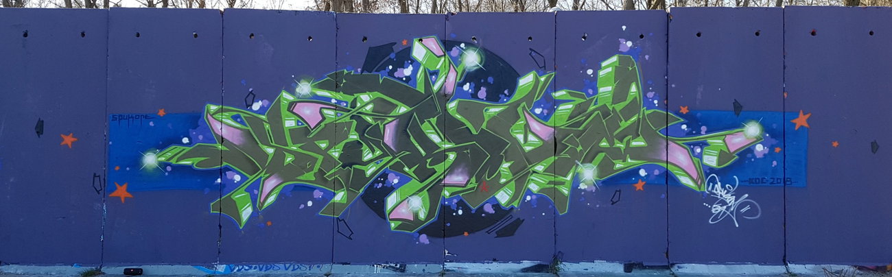 Graffiti Wall - Photo by SpukOne