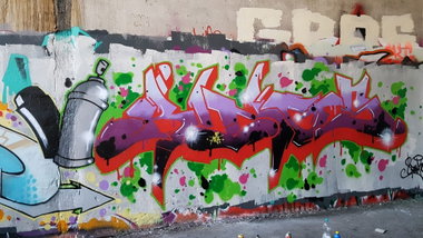 Graffiti Wall - Photo by SpukOne