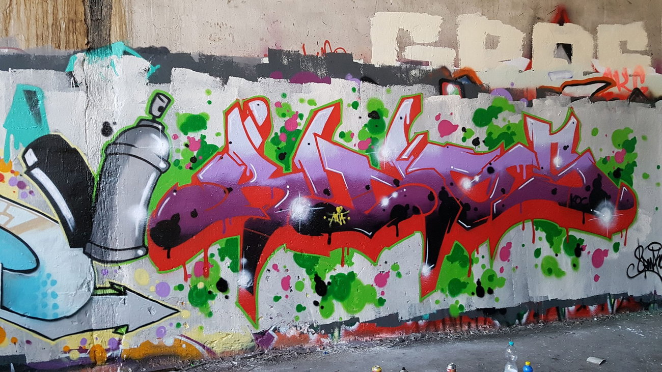 Graffiti Wall - Photo by SpukOne
