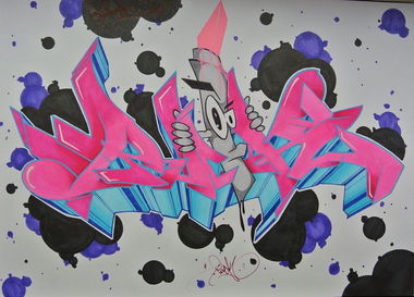 Graffiti Sketch - Photo by SpukOne