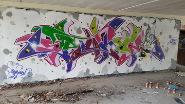 Graffiti Wall - Photo by SpukOne