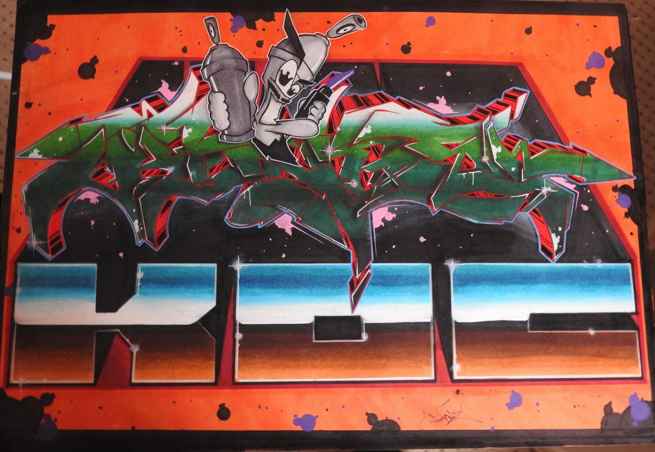 Graffiti Sketch - Photo by SpukOne