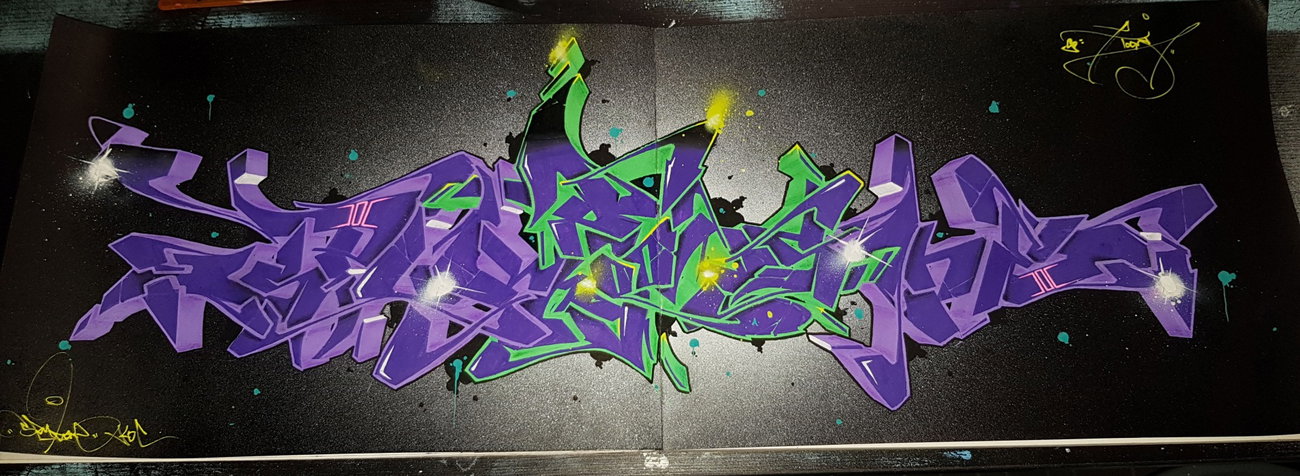 Graffiti Wall - Photo by SpukOne