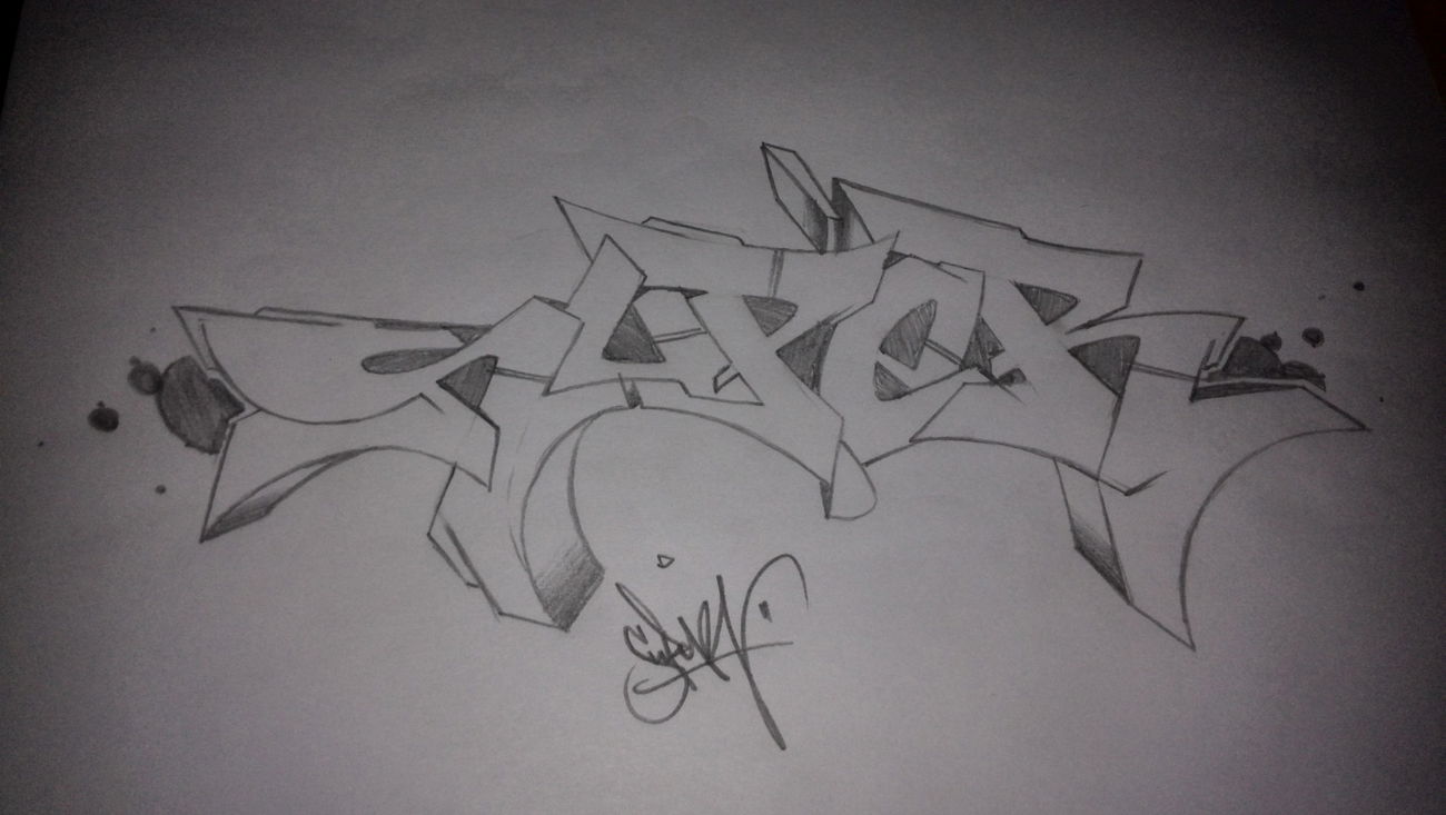 Graffiti Sketch - Photo by SpukOne - SpukOne