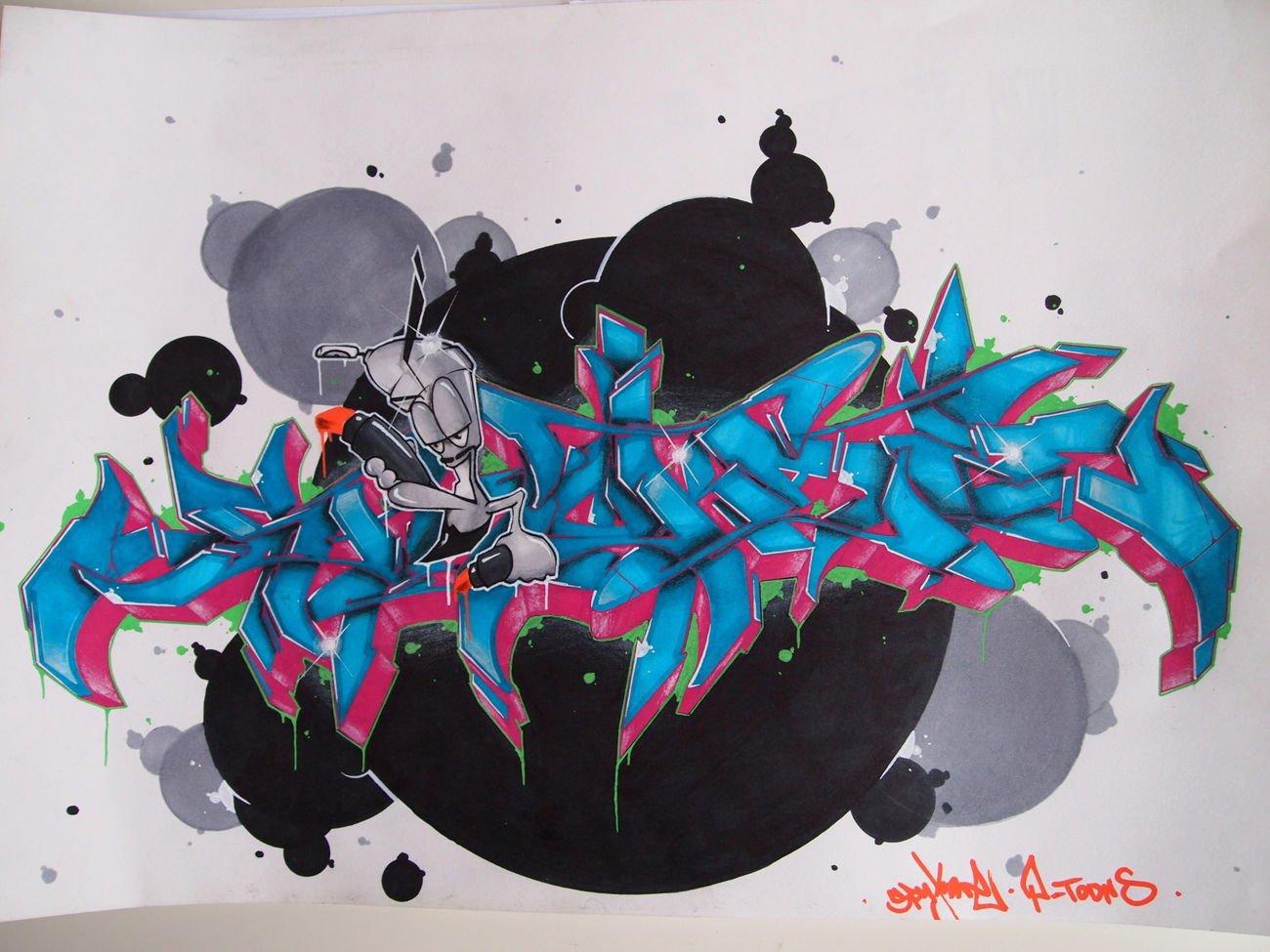 Graffiti Sketch - Photo by SpukOne