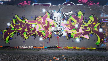 Graffiti Wall - Photo by SpukOne