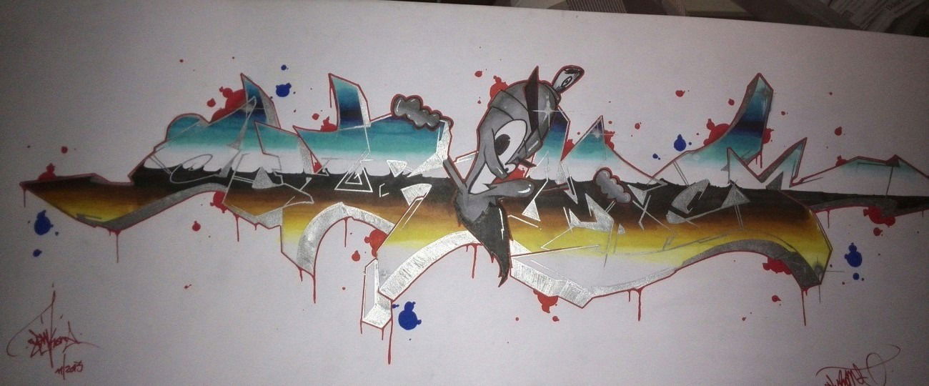 Graffiti Sketch - Photo by SpukOne