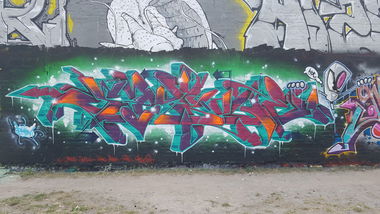 Graffiti Wall - Photo by SpukOne