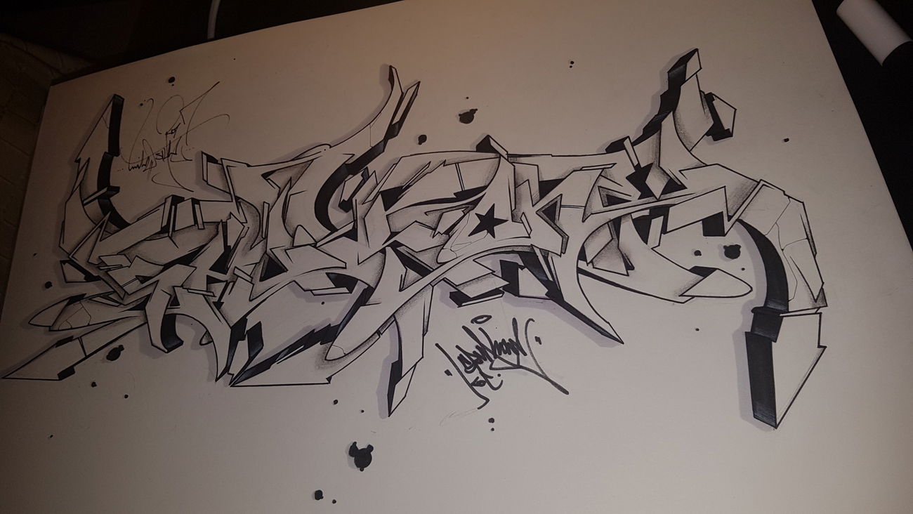 Graffiti Sketch - Photo by SpukOne