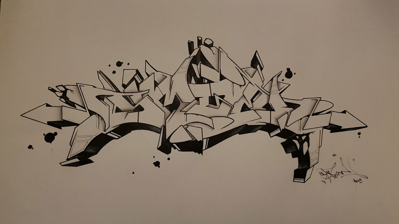 Graffiti Sketch - Photo by SpukOne