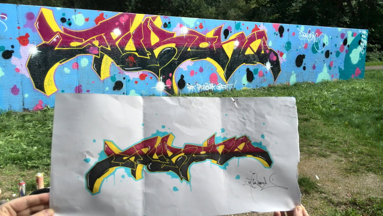 Graffiti Wall - Photo by SpukOne - SpukOne