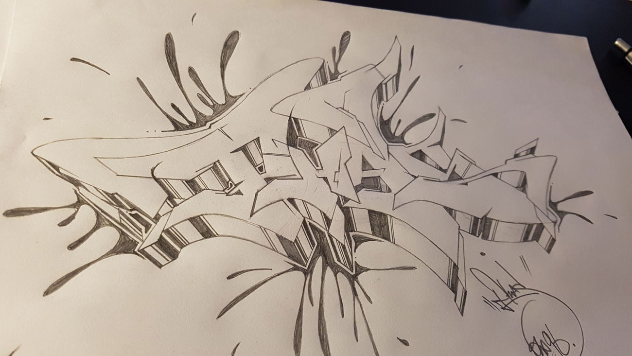 Graffiti Sketch - Photo by SpukOne