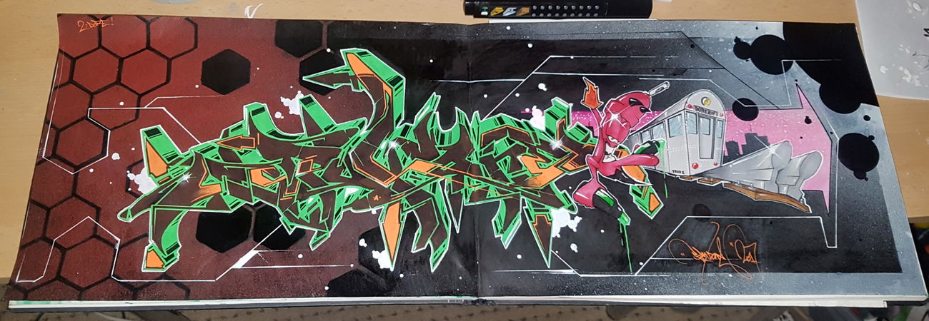 Graffiti Sketch - Photo by SpukOne