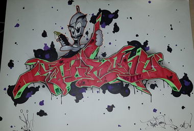 Graffiti Sketch - Photo by SpukOne