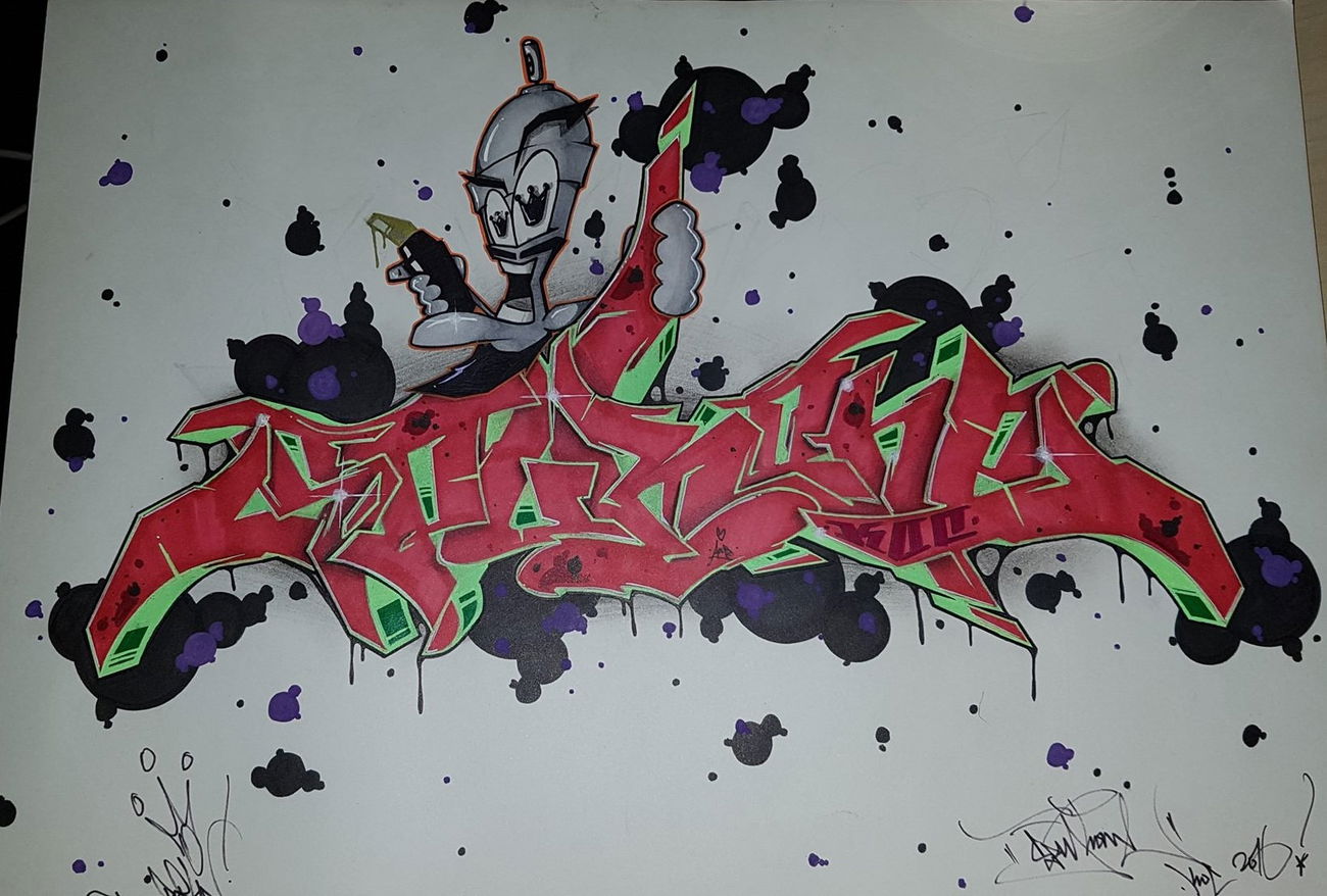 Graffiti Sketch - Photo by SpukOne