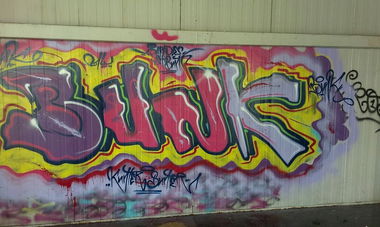 Graffiti Wall - Photo by Squeeeza - Bunk
