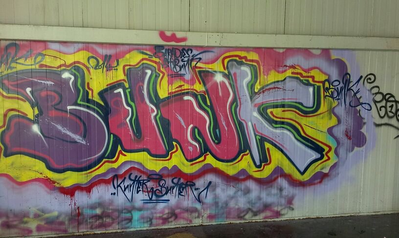 Graffiti Wall - Photo by Squeeeza - Bunk