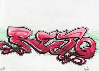 Graffiti Sketch - Photo by Squeeeza - Reform, Polska