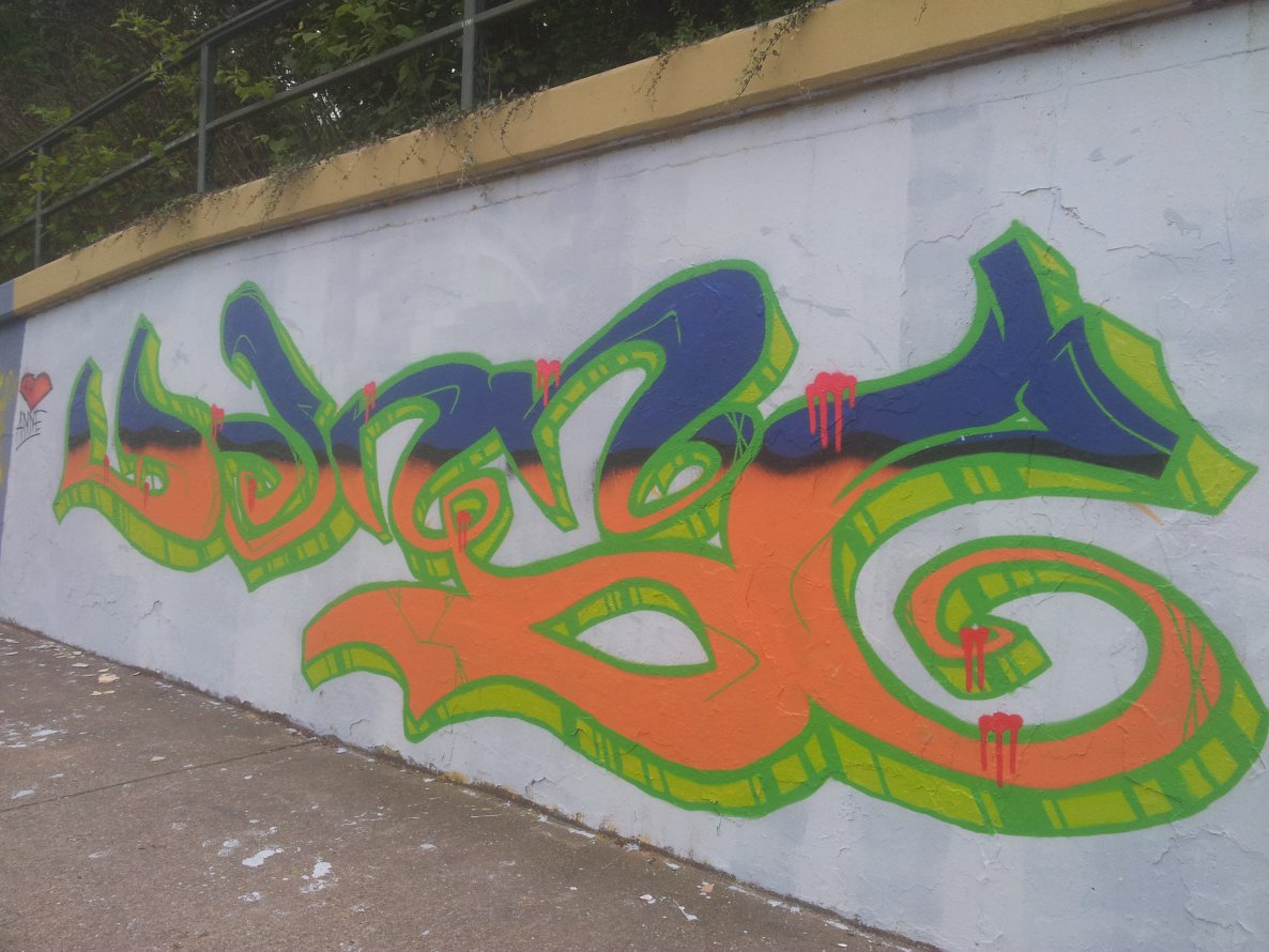 Graffiti Wall in Saarbrücken - Photo by Stadter - Danne (2013)