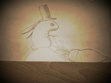 Graffiti Sketch in Saarbrücken - Photo by Stadter - Sir, Hase (2012)